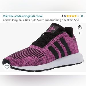 NWT adidas Originals Kids Girls Swift Run Running Sneakers